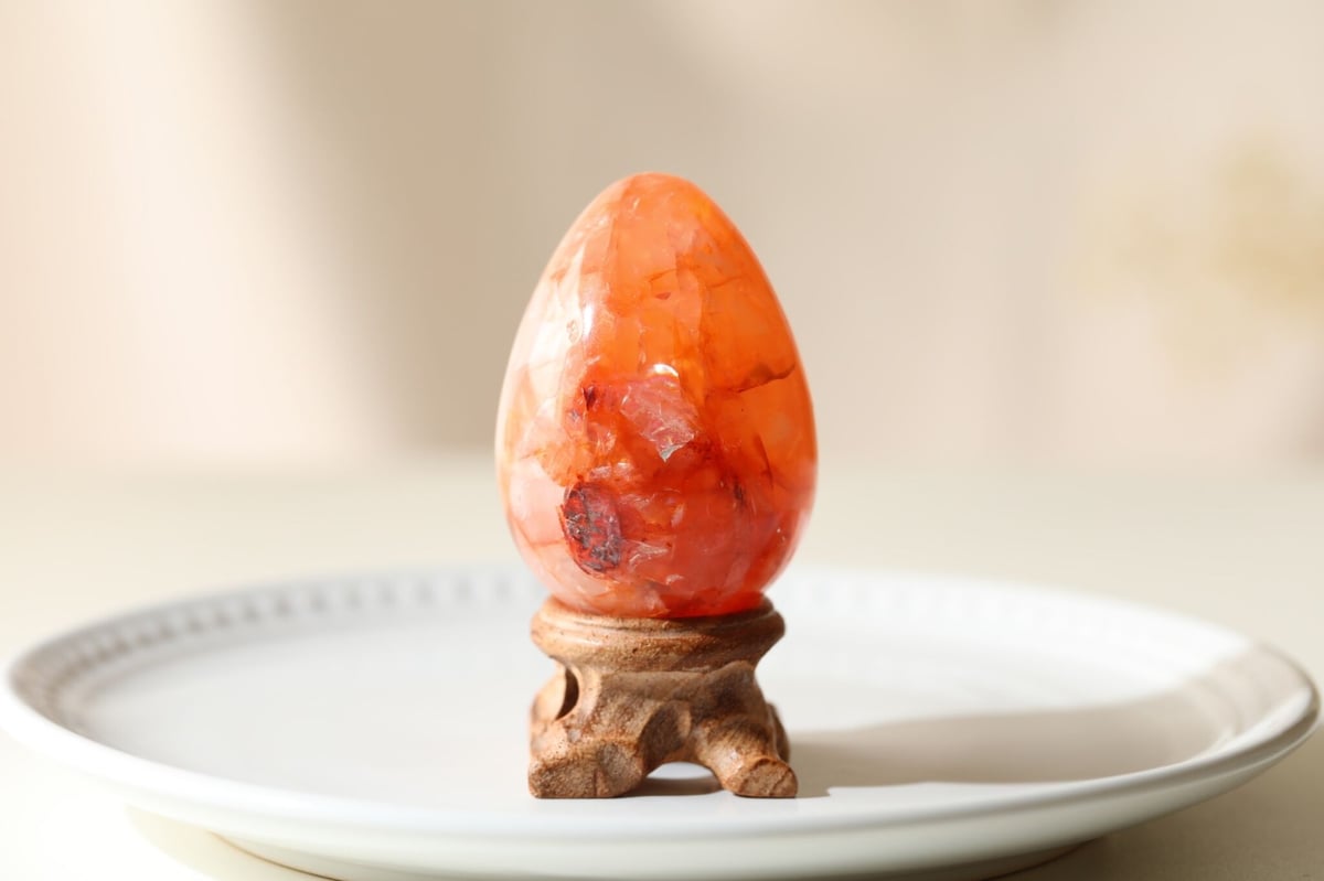 ヘマタイトインクォーツのたまご 【生命力】 | Y.S.Y24