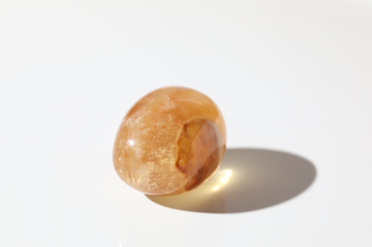 知恵の実】イエローフローライト タンブル | Y.S.Y24