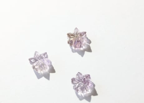【慈愛の精霊たち】アメトリンとアメジストの花（3個セット）