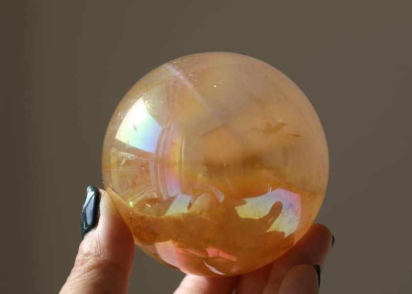 ゴージャスな女神】エンジェルオーラ ゴールデンヒーラー スフィア (金