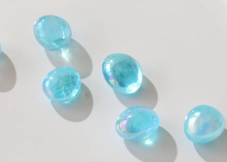 【地球の美しさ】アクアオーラクォーツ タンブルS（6個セット）