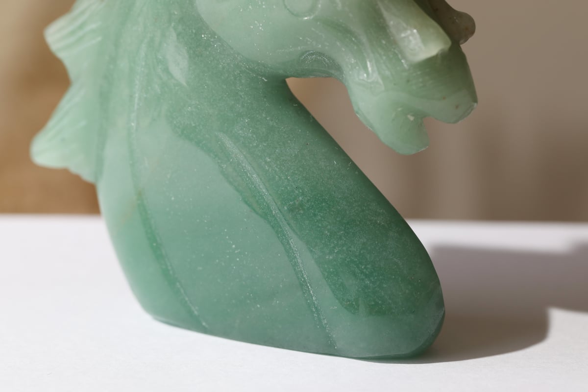 エドワード淺井さんによる技入り❣️【金龍＆青龍】グリーンクォーツ