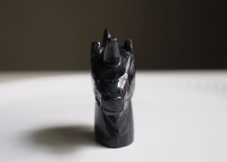 【特注】ブラックトルマリン 風のユニコーン