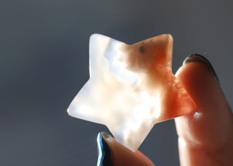 【魔女のお菓子パーティー】アメジストとチェリーブロッサムアゲートのスカルセットA