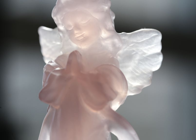 祈り】パープルフローライト 天使 | Y.S.Y24