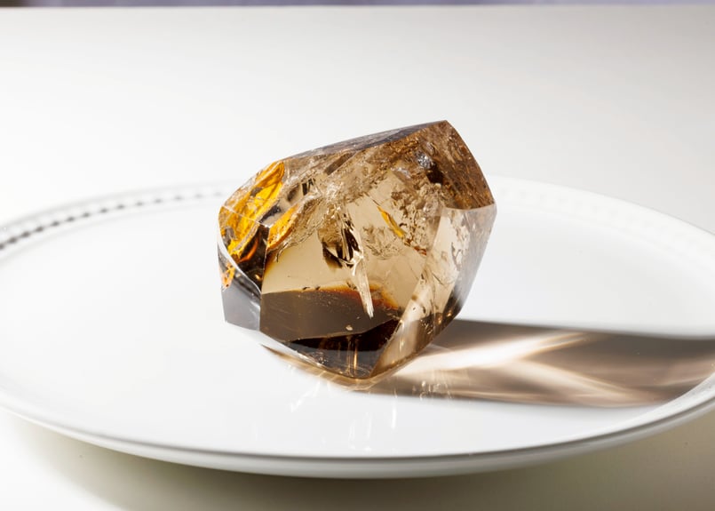 【高品質】スモーキーシトリン　ゼウス　スフィア約5cm 高品質】スモーキーシトリン ゼウス スフィア約5cm 高品質】スモーキー