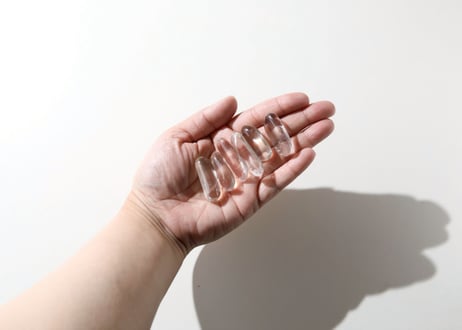 【新鮮な空気に入れ替える】ほそながいクリアクォーツ（6本セット）