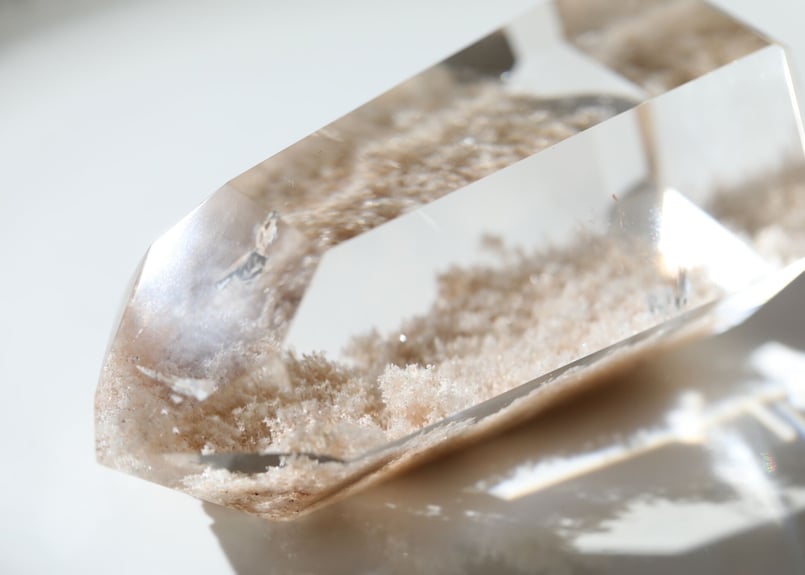 【天然石】ハイクオリティ ガーデンクォーツ ハイクオリティ】ホワイトガーデンクォーツ ポイント | Y.S.Y24