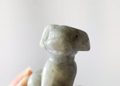 【悟りのシッディ入り】ラブラドライトの犬