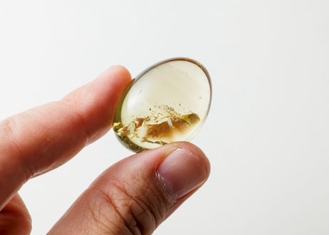 【制限を外す】ハイクオリティ 虹入り スモーキーシトリン タンブル