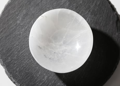 【大切な場所】セレナイトの器(L)