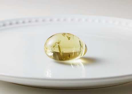 【美しいあなたへ】ハイクオリティ 虹入り シトリン タンブル
