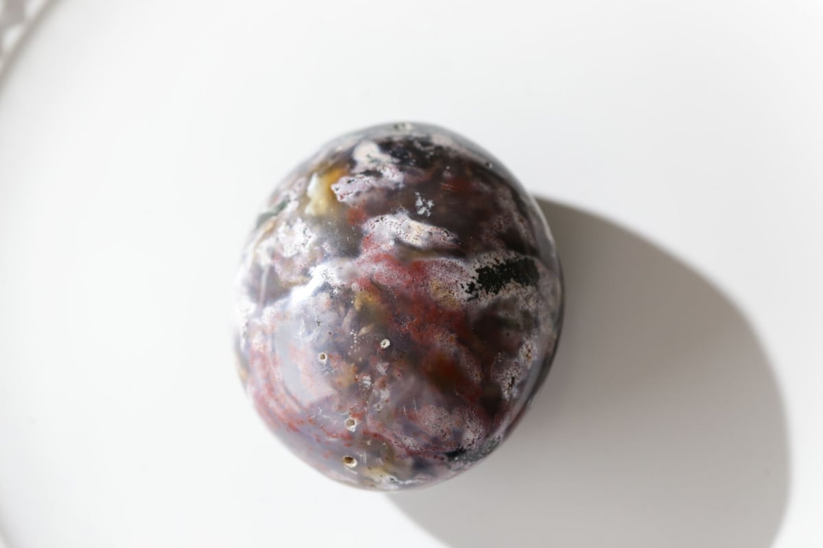 オーシャンジャスパー　星　モスアゲート　三日月　4点セット　癒し　才能　握り石 海のエナジー】オーシャンジャスパー 握り石 | Y.S.Y24