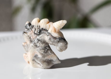 【デザインを楽しむ】クレイジーレースアゲート ユニコーン