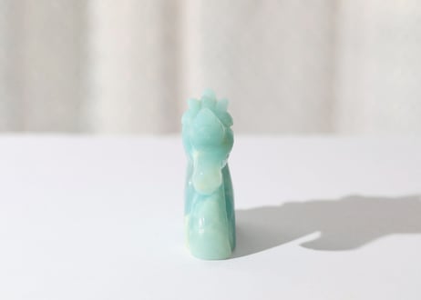 技封入❣️【金龍、金運の器が広がる】アマゾナイト ユニコーン ※イベントクーポン使用不可