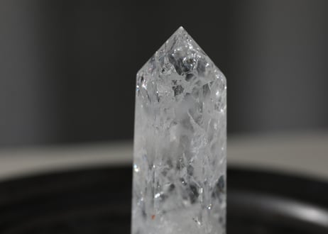 〈カルマ解放シッティ入り〉【静かな魔法】クラック水晶 ポイント