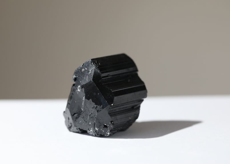 ブラックトルマリン原石 ブラックトルマリン 原石 磨き 121g｜天然石 原石 通販キラリ石