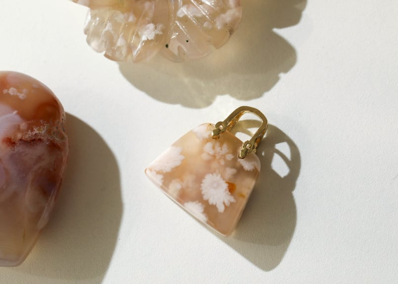 悟りのシッディ入り】春のチェリーブロッサムアゲートセット | Y.S.Y24