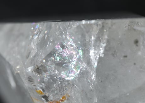【宇宙との繋がり】ブラジル産 虹入り パイライトインクォーツ