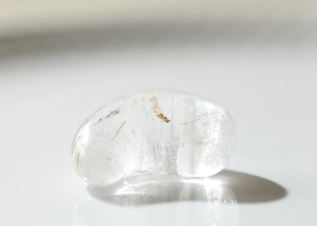 技封入❣️【先祖供養】ガネッシュヒマール産 ルチル入り水晶  勾玉※イベントクーポン使用不可