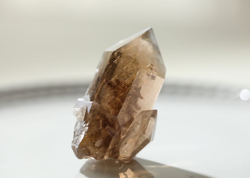 必要な石】スモーキー ゴールドルチル ガーデンクォーツ ポイント