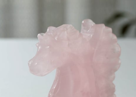 葉月ゆうによる技封入❣️【超越した幸運/良いカルマ/フロー】ローズクォーツの大きなユニサス ※イベントクーポン使用不可
