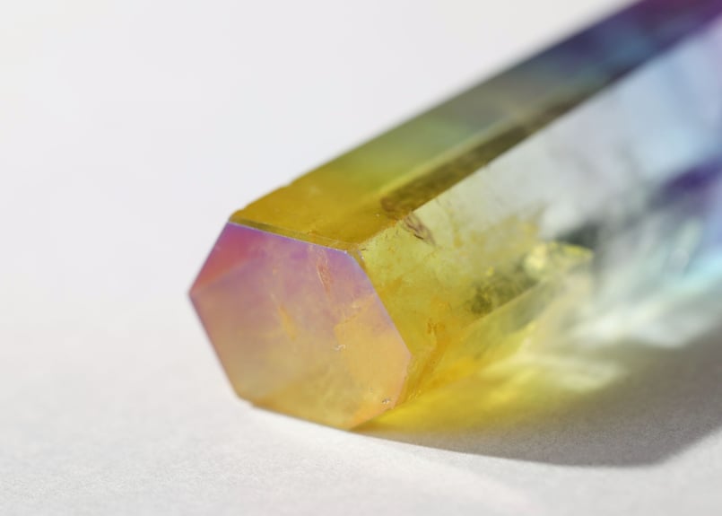 魔法をかけて】レインボーオーラクォーツ ポイント | Y.S.Y24