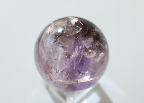 【あなたはonly one】虹入りトリコロール 水晶 スフィア