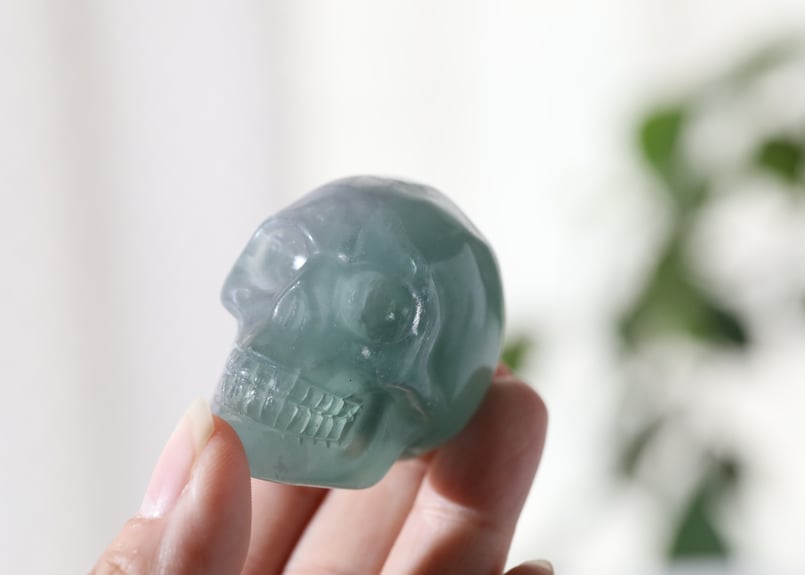 知恵者となる】レインボーフローライト スカル | Y.S.Y24