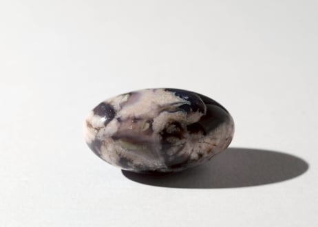 【悟りのシッディ入り】ブルーチェリーブロッサムアゲート リンガム