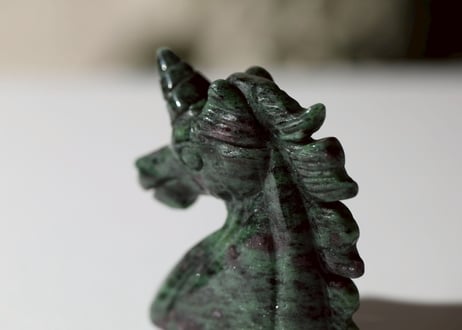 【CHAOSCLEARING カオス解消（自分を超えて成長する）シジル封入 オリジナルカード付き❣️】ルビーインゾイサイト ユニコーン ※イベントクーポン使用不可