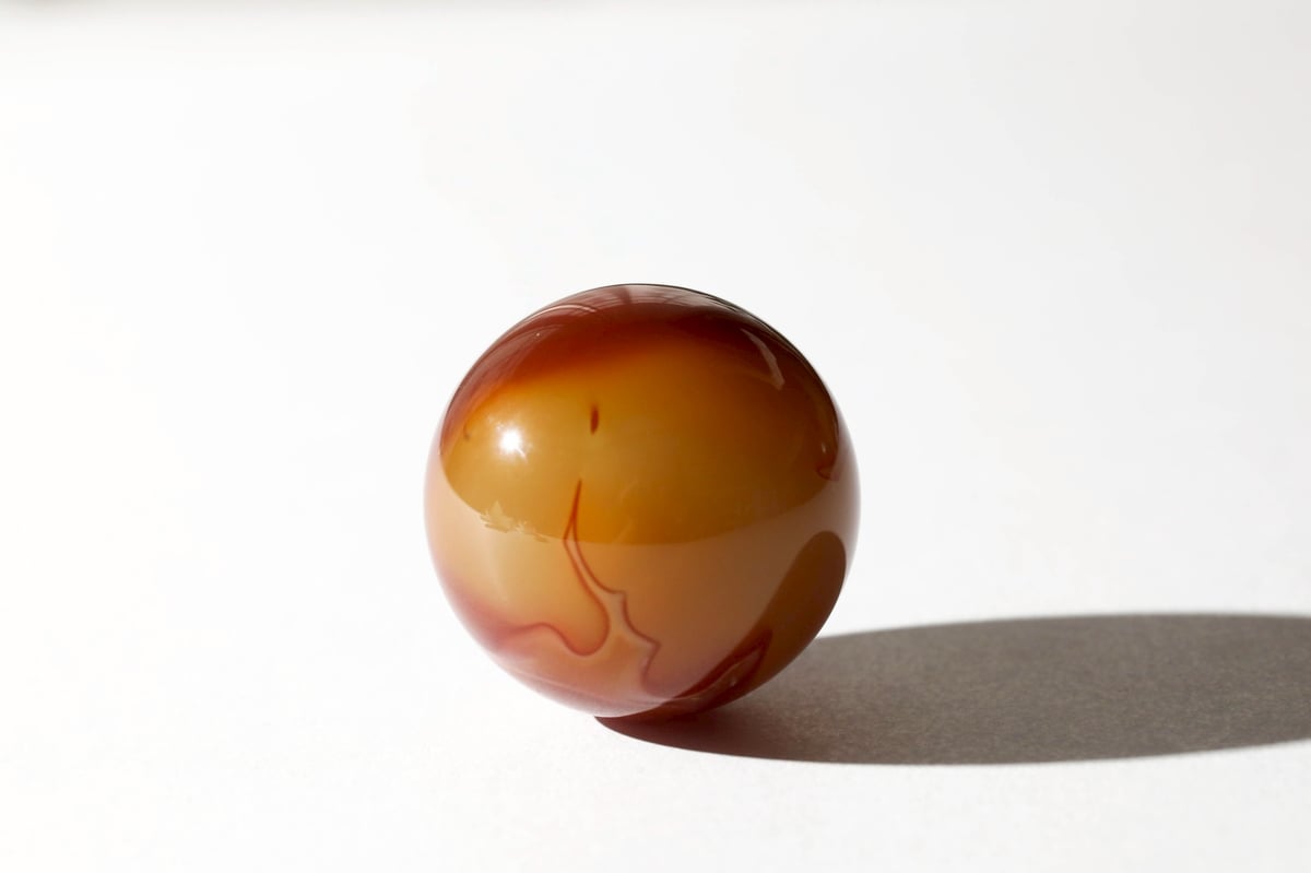 愛から生まれた】カーネリアン スフィア | Y.S.Y24