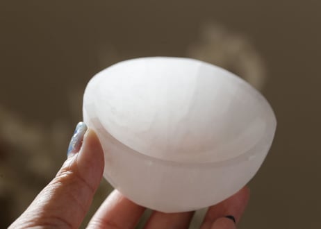 【地球を癒す】セレナイトの器（M）