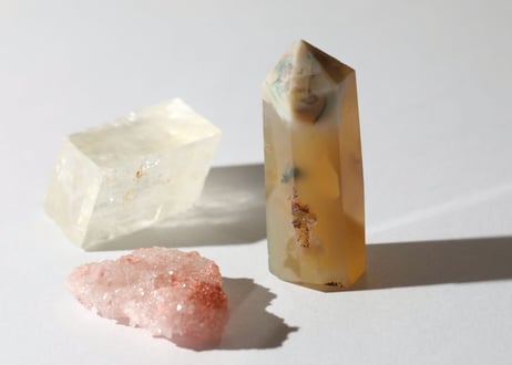 【意識の光彩】キラキラかがやく光と花のセット