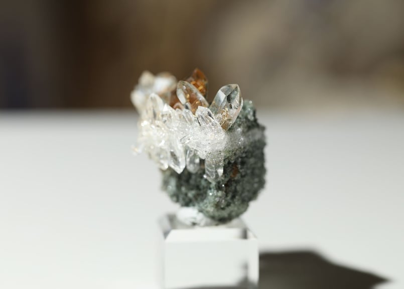 ガネーシュヒマール　クローライト入り水晶マクラメ ガネーシュヒマール クローライト入り水晶マクラメ 【公式通販】