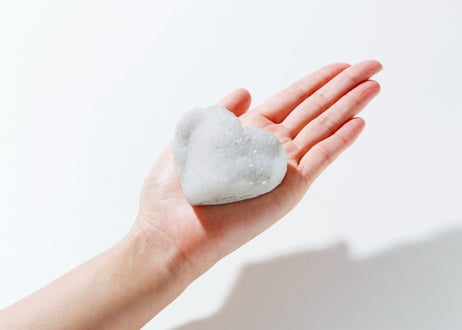 技封入❣️【佳き人とのご縁が繋がる/高次元・高周波数の人と出会う】ホワイトクォーツ クラスター ハート ※イベントクーポン使用不可