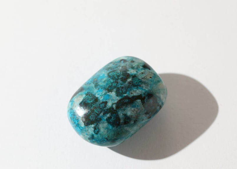 エドワード淺井さんによる技入り❣️【金運上昇】クリソコラ 握り石