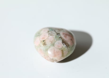 【小さなお花畑】ブルーチェリーブロッサムアゲート ハート