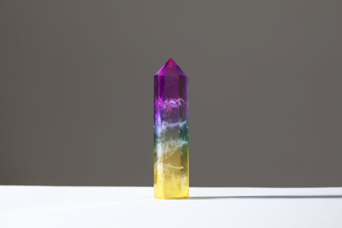 魔法をかけて】レインボーオーラクォーツ ポイント | Y.S.Y24