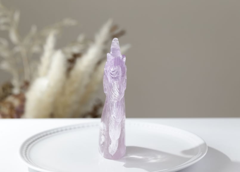 神の化身】ハイクオリティ アメジスト ユニコーン | Y.S.Y24