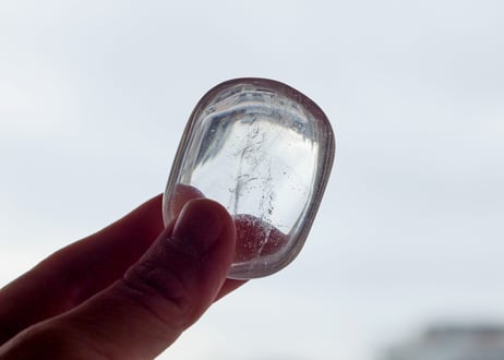 天然石⭐︎ゼウスクォーツ　木製台座付き ブラジル産ローズクォーツ (木製台座付き)