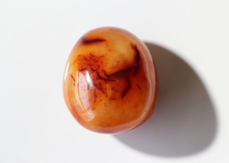 【優しさ】カーネリアンの握り石