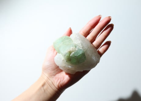 【おにぎり】アクアマリンインクォーツ