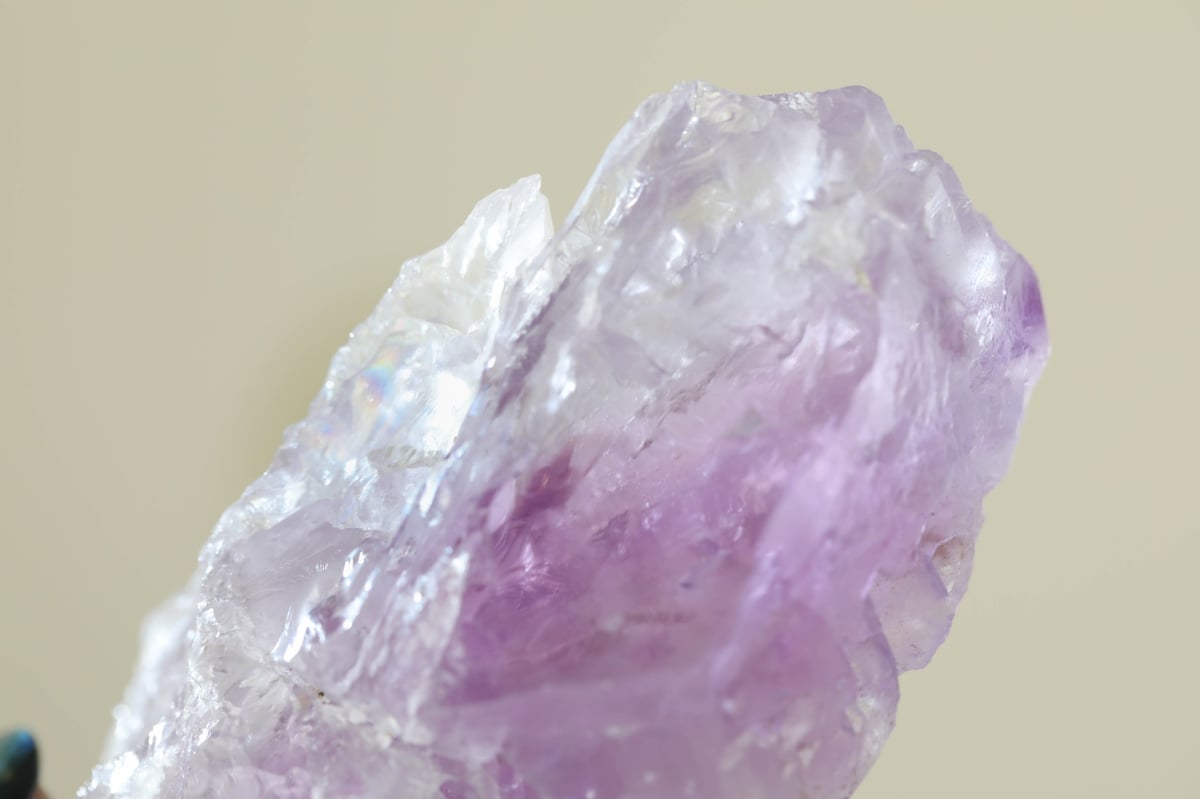 溶けるような愛】虹入り エッジドアメジスト | Y.S.Y24