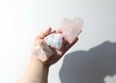 【葉月ゆうの家庭運上昇/健康運上昇ヒーリング封入！】ローズクォーツの感謝セット