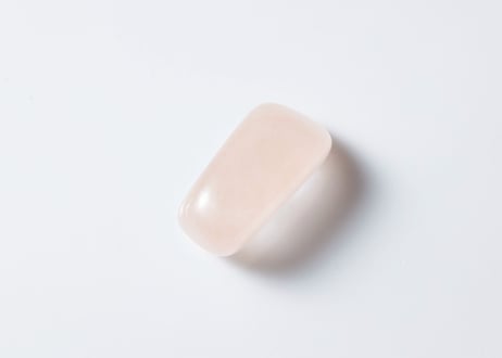 【ハートのまま生きる】ハイクオリティ モルガナイト タンブルS（６個セット）