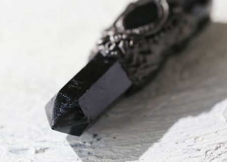 【J.U.rinne】〈Juriの妖精からのリーディングメッセージ付き〉ブラックトルマリンのマジックワンド