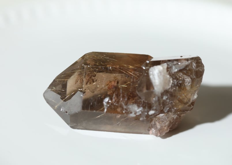 必要な石】スモーキー ゴールドルチル ガーデンクォーツ ポイント