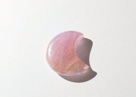 【PASSION 情熱（良い出会い・流れの中に生きる）シジル封入 オリジナルカード付き❣️】ハイクオリティ エンジェルオーラ ローズクォーツ 月 ※イベントクーポン使用不可