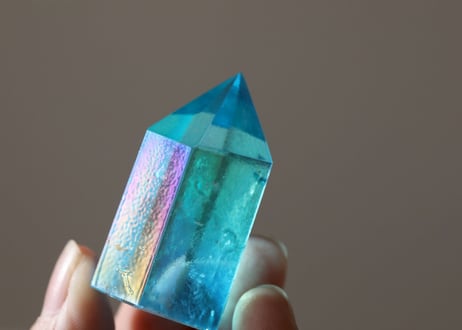 【宇宙貯金】アクアオーラクォーツ ポイント
